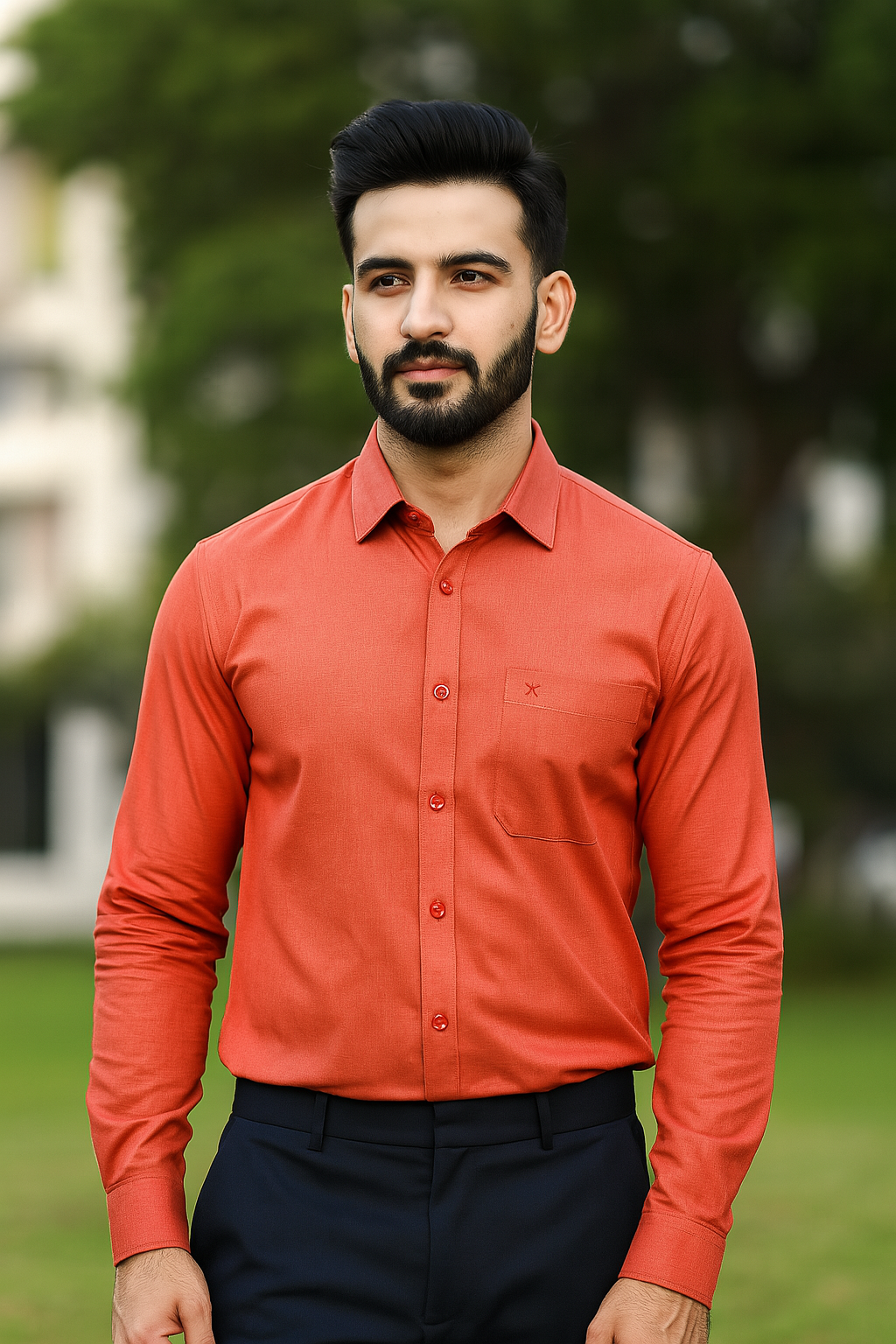 Menโs Premium 100% Cotton Full-Sleeve T-Shirt